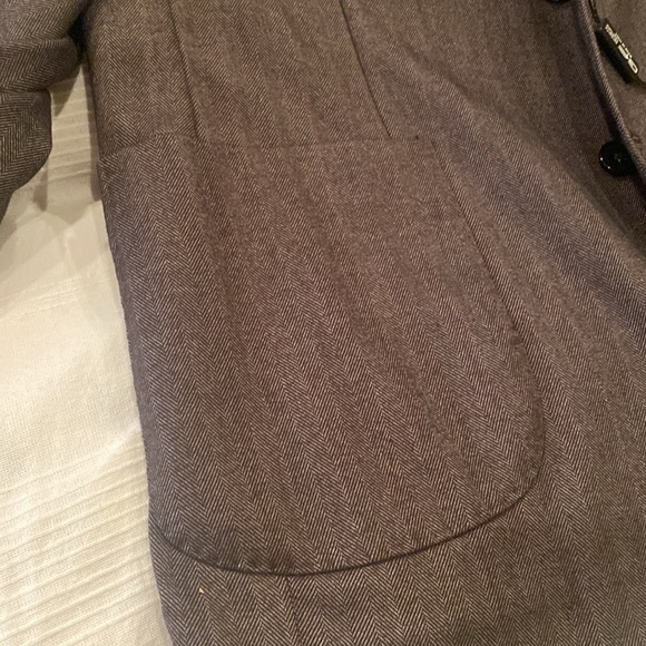 NWT Sartoria Italiana wool cashmere herringbone grey sport coat jacket 44R - Picture 8 of 14